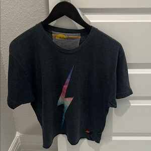 Aviator Nation - Black Lightning Bolt T-Shirt